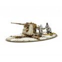 Cañón Flak 37 alemán de 8.8cm. Versión de invierno.