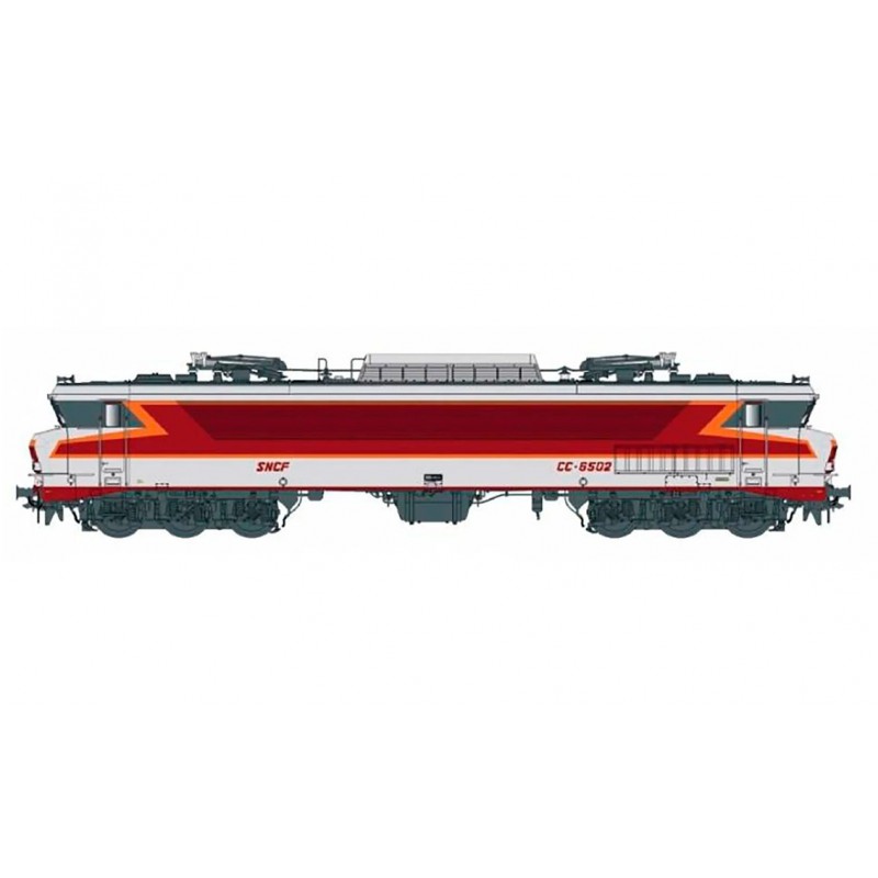 Electric locomotive CC 6535, SNCF. Electric locomotive CC 6535, SNCF.