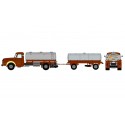 Willeme with double tank trailer, "Loubet et Cie Transport".