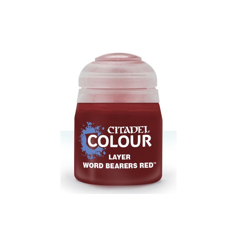 Layer: Word Bearers Red, 12 ml. Layer: Word Bearers Red, 12 ml.