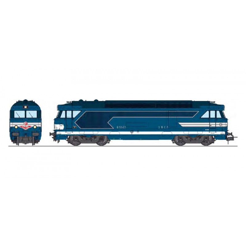 Locomotive BB 67047 "Mistral", SNCF. Locomotive BB 67047 "Mistral", SNCF.