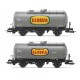 2-unit set of tank wagons, Elosua.