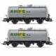 2-unit set of tank wagons, Koype.