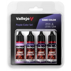 Farbe des Spielsets: Violett.