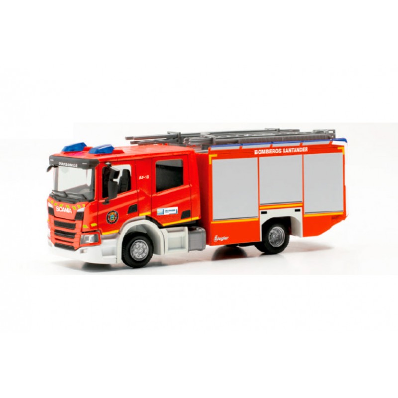 Scania CrewCab de los Bomberos de Santander. Scania CrewCab de los Bomberos de Santander.