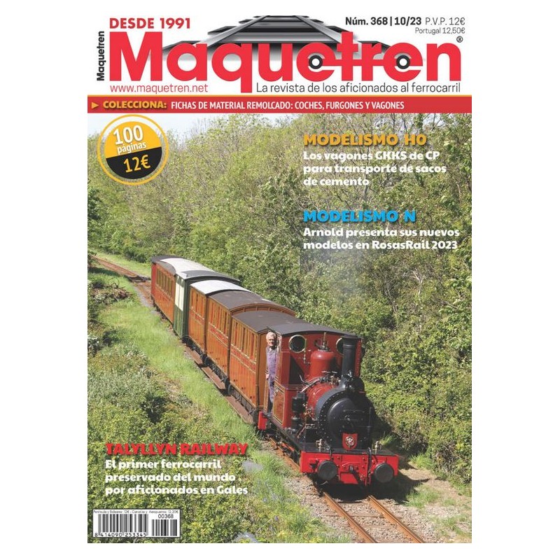 Revista Maquetren, nº 368.