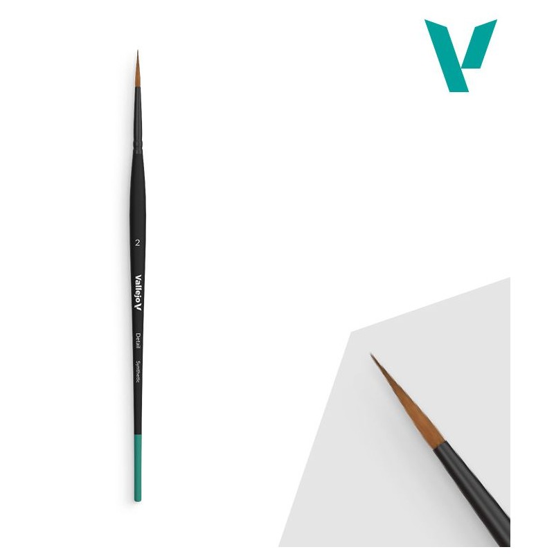 Round synthetic hair brush Nº 2