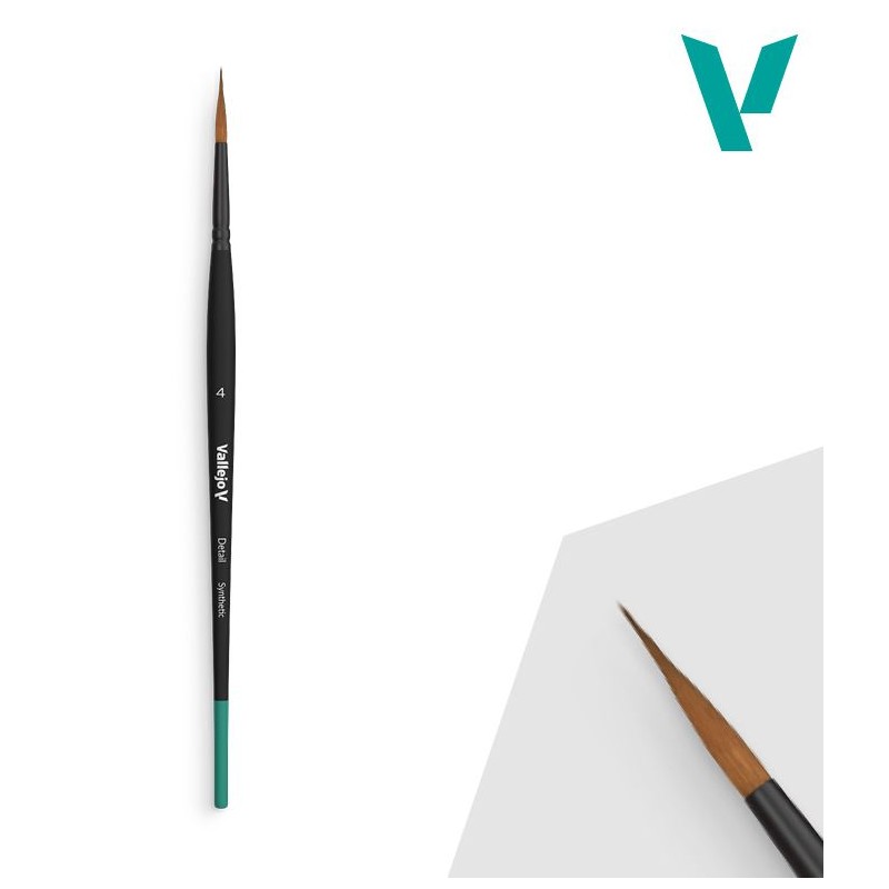 Pincel redondo Toray Nº 4. VALLEJO 54004