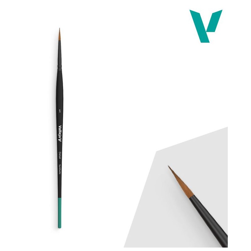 Escova redonda No. 1.