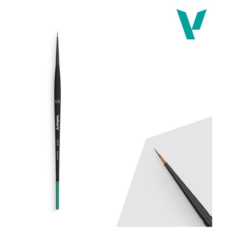 Pincel redondo Toray Nº 4/0. VALLEJO 54040