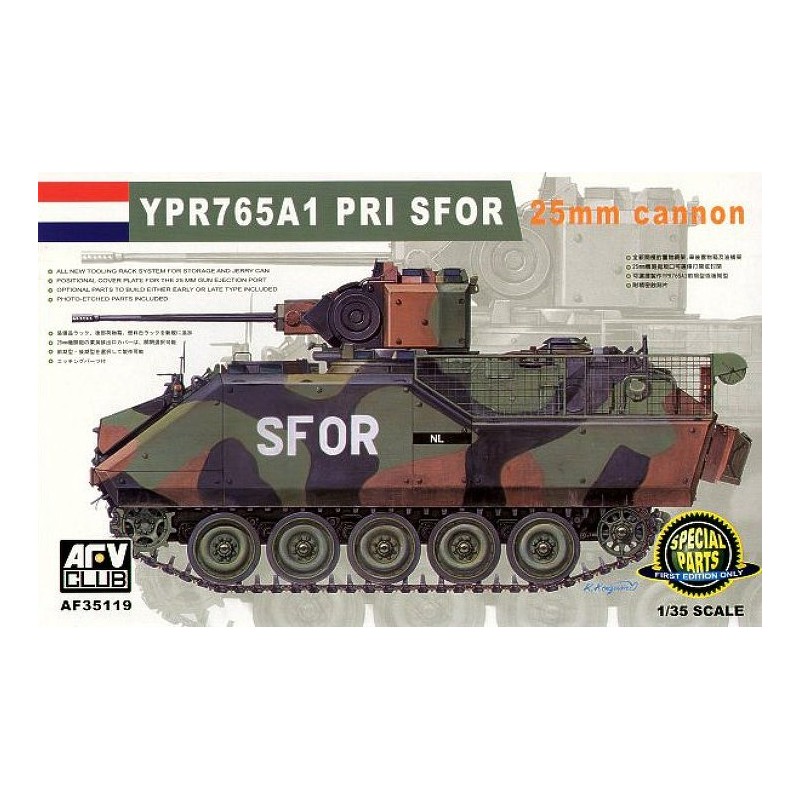 * Blindado SFOR tipo YPR765A1 PRI. AFV CLUB 35119