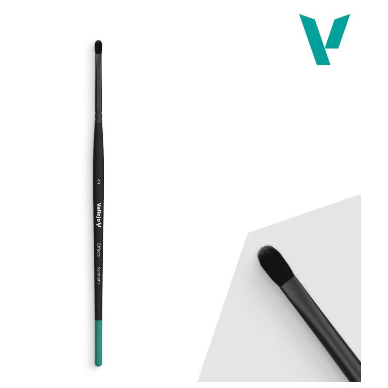 Synthetic cat tongue brush Nº 2.