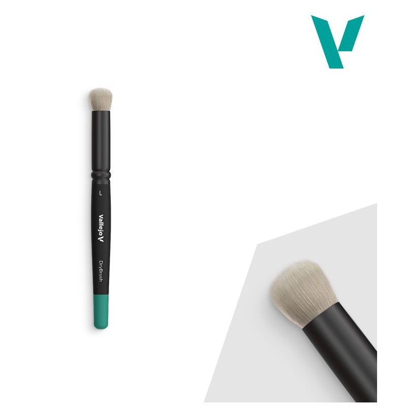 Pincel seco pelo natural grande. Pincel seco pelo natural grande.