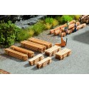 Pilas de madera. NOCH 14214