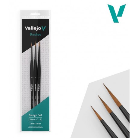 Toray brush set (#0; #1 & #2). VALLEJO P54999 Toray brush set (#0; #1 & #2). VALLEJO P54999