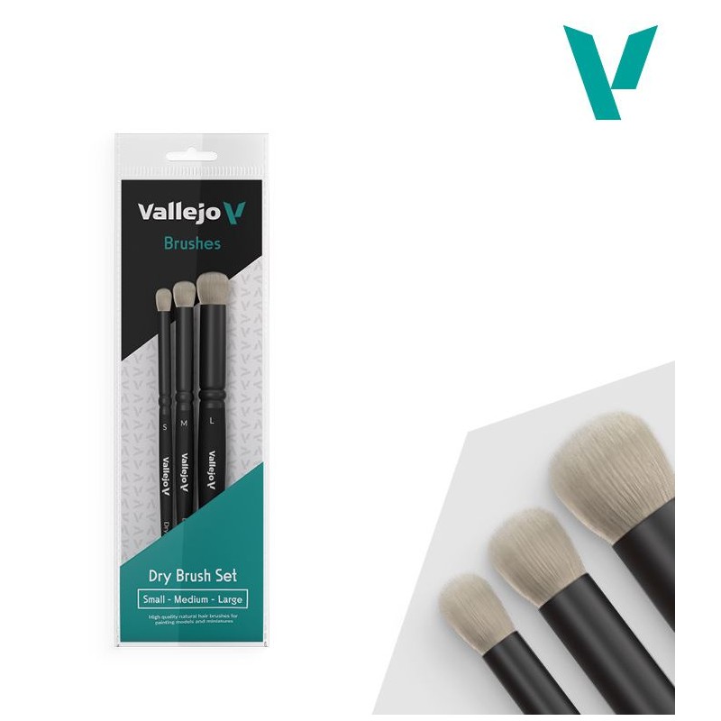 Set de pinceles para pincel seco. Pelo narutal. Set de pinceles para pincel seco. Pelo narutal.
