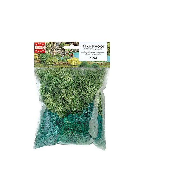 Musgo de islandia verde. BUSCH 7102 Musgo de islandia verde. BUSCH 7102