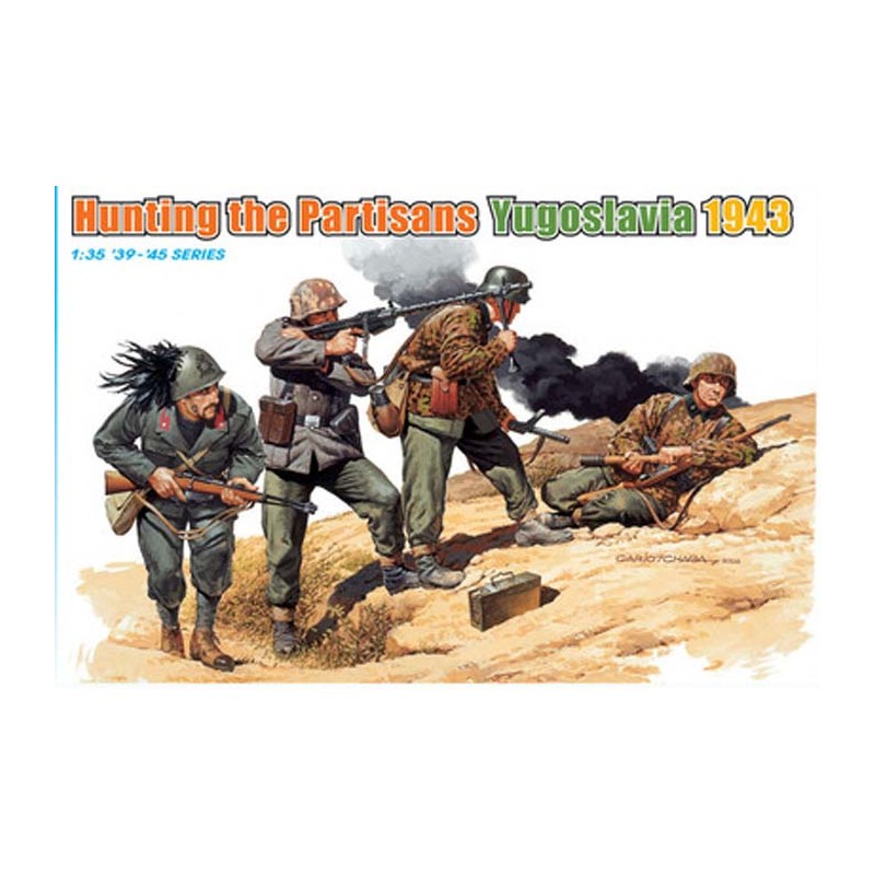 Cazando a los partisanos, Yugoslavia 1943.