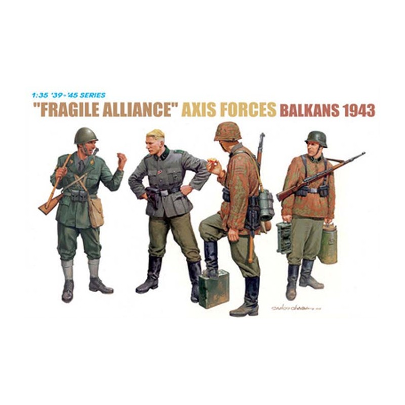 Fragile Alliance, Axis Froces in Balkans, 1943.