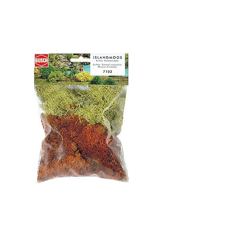 Musgo de islandia de colores. BUSCH 7103