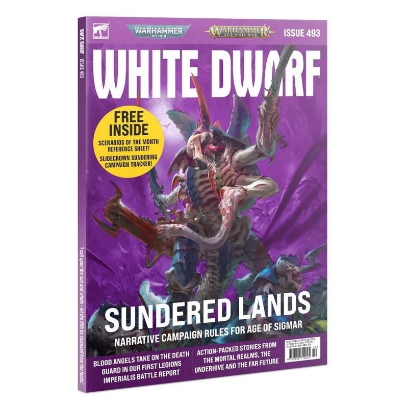 Número 493 de la revista White Dwarf. Octubre 2023.