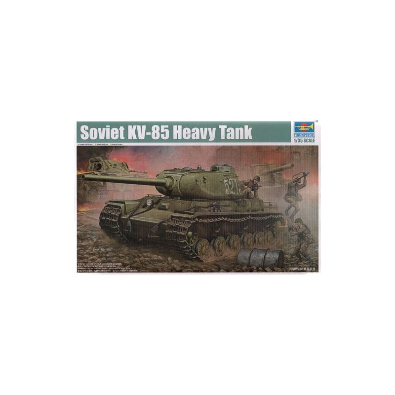 Soviet KV-85 Heavy tank. TRUMPETER 01569