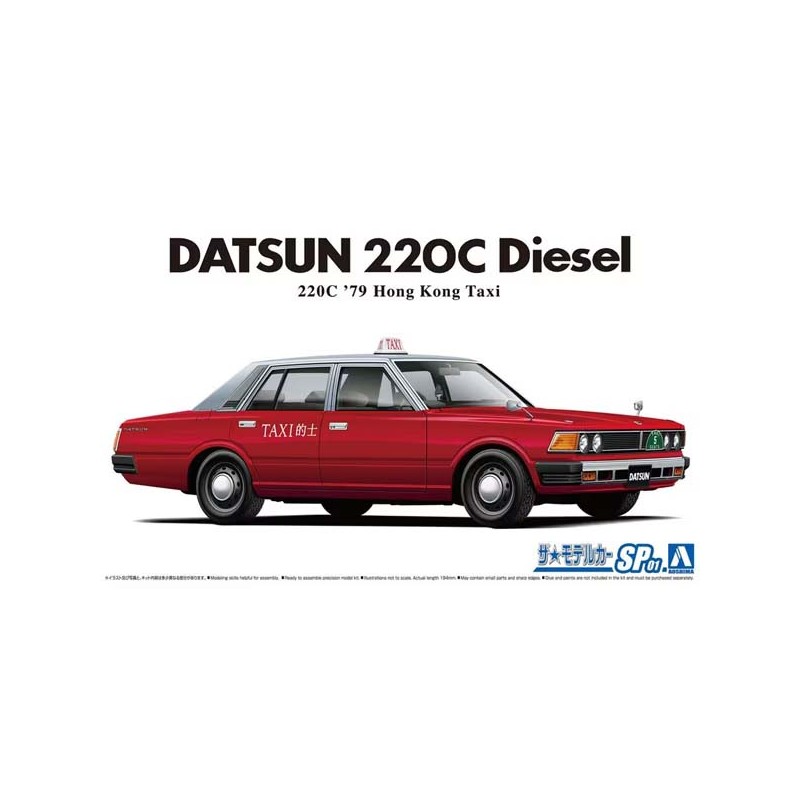 Taxi Datsun 220c diesel.