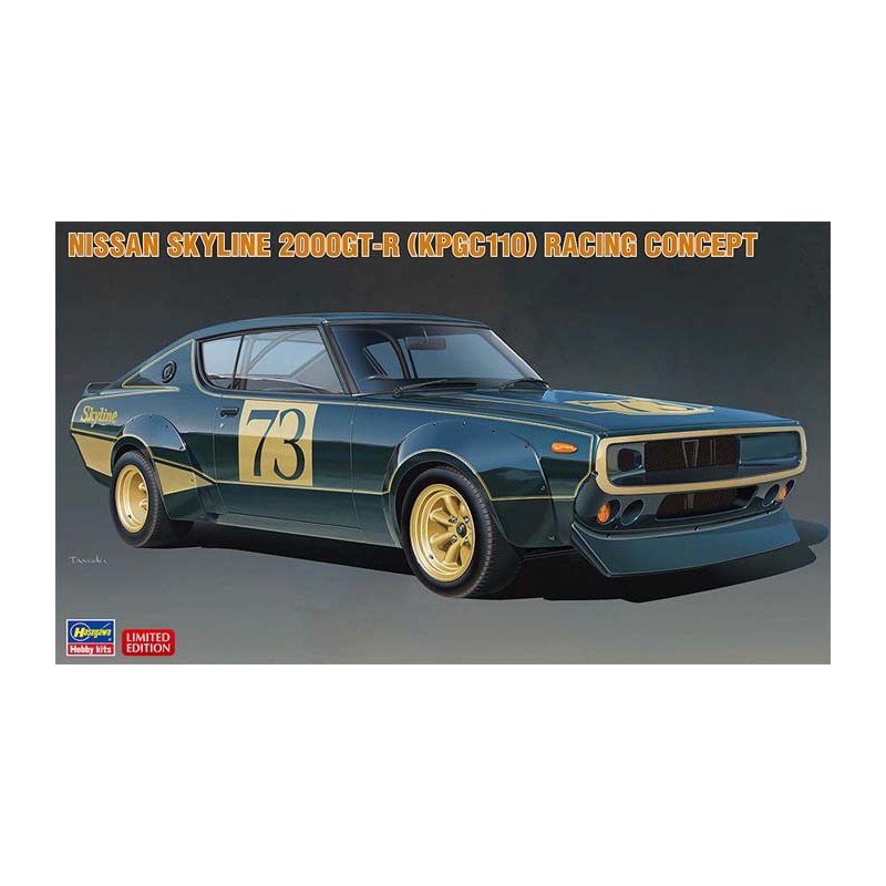Modellino FuelMe 1:64 Nissan KPGC110 Wide Body - Nero Opaco, Edizione Limitata 299pz