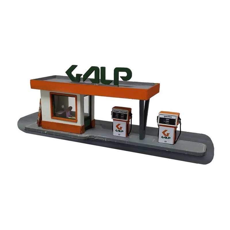 Gasolinera Galp, años 80.