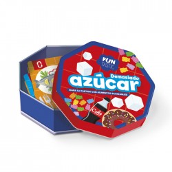 Demasiado Açúcar: Formato de Lata - Jogo de cartas e alimentação saudável.