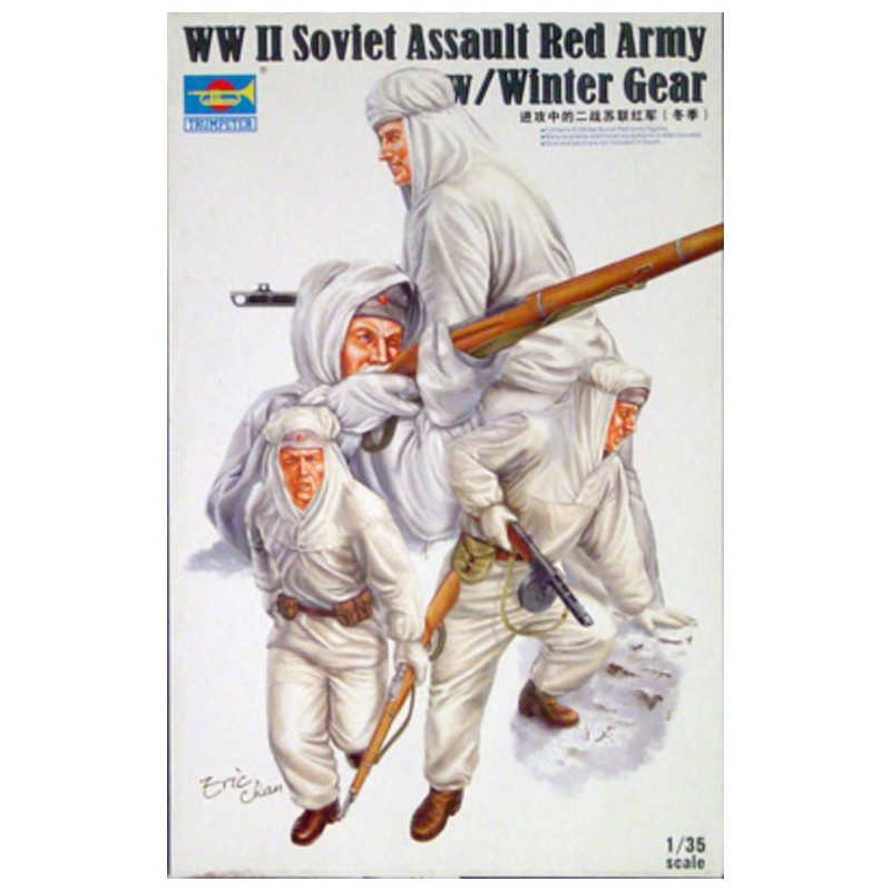 WWII Soviet Assault Red Army winter gear. TRUMPETER 00414