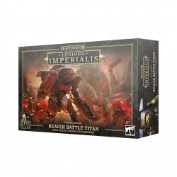 Legions Imperialis: Reaver Battle Titan com Melta Cannon e Chainfist.