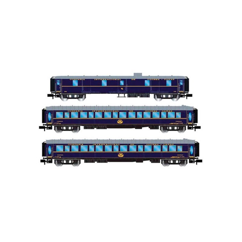 Set de 3 coches "Castellano Expreso". CIWL.