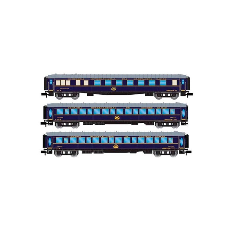 Set de 3 coches "Castellano Expreso". CIWL.