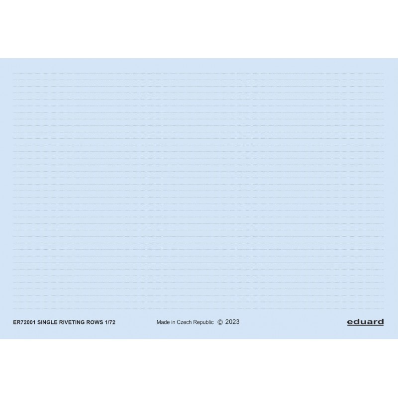 Líneas de remaches "sencillos". 1/72.