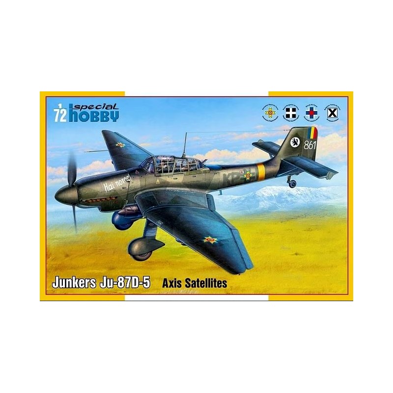 Junkers Ju-87D-5, "Satélites del Eje".