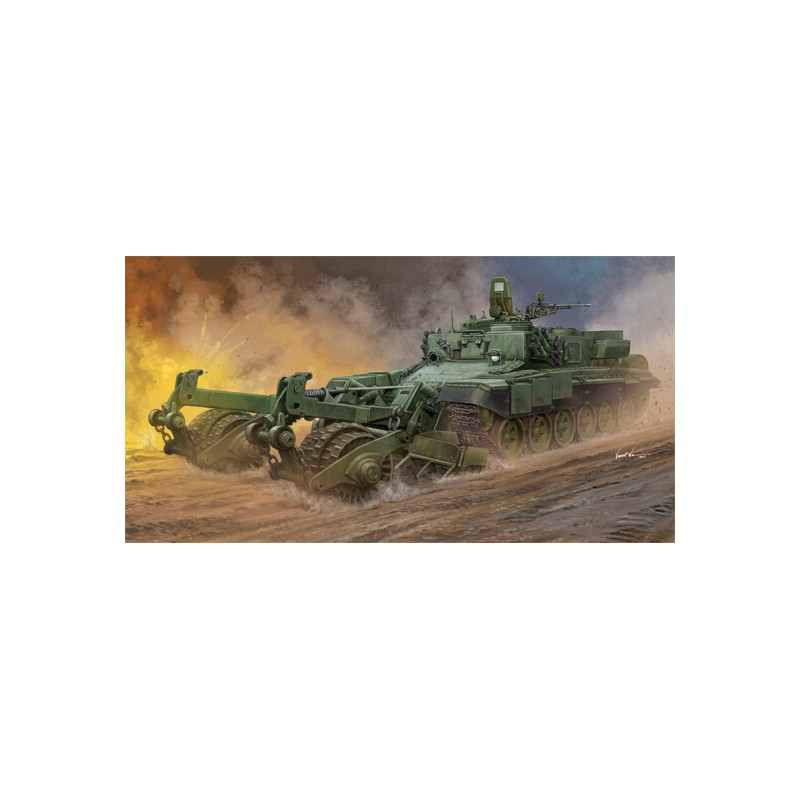 Vehículo blindado BMR-3 para limpieza de minas.