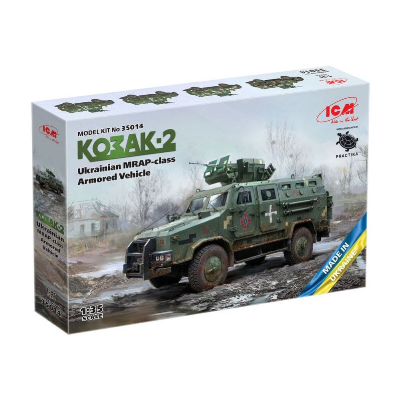 Vehículo MRAP ucraniano tipo Kozak-2. Vehículo MRAP ucraniano tipo Kozak-2.