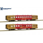 Set of two Schindler coaches ("Vinho do Porto"). Era V.