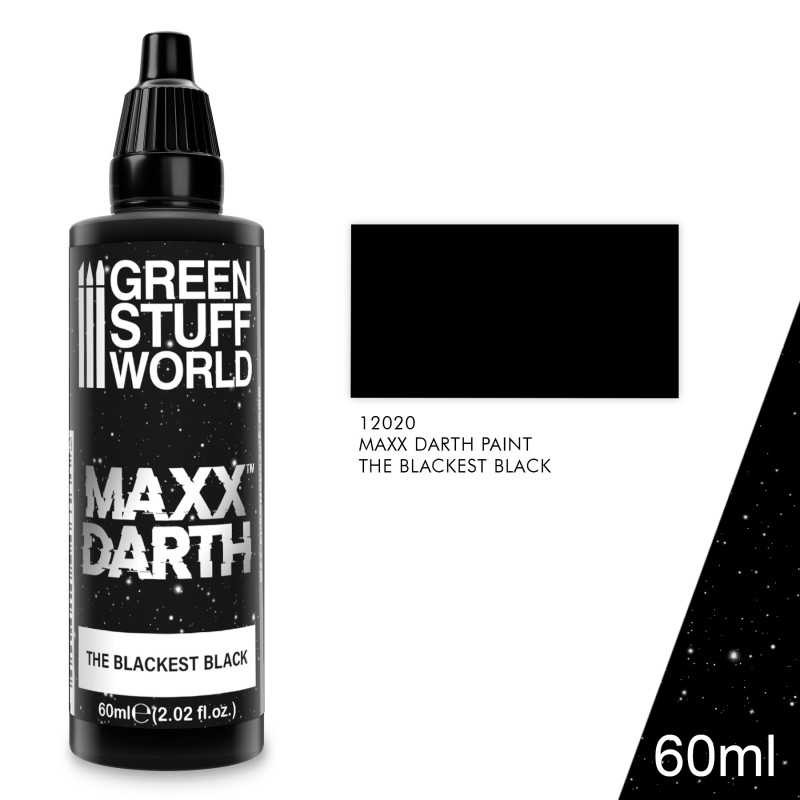 Pintura más negra Maxx Darth, 60 ml. Pintura más negra Maxx Darth, 60 ml.
