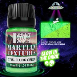 Pâte texturante martienne « vert fluor » (30ml).