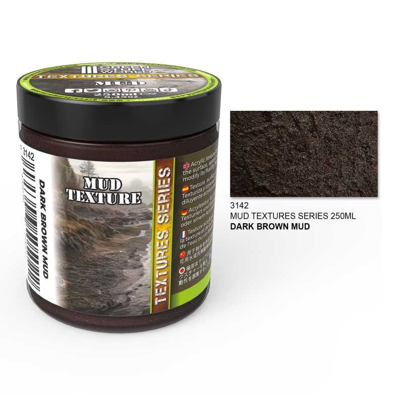 Mud textures "dark brown" 250ml.