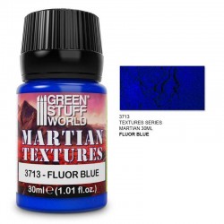 Pâte texturante martienne « bleu fluoré » (30ml).