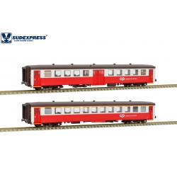 Set of two Schindler coaches ("MiraDouro"). Era VI.