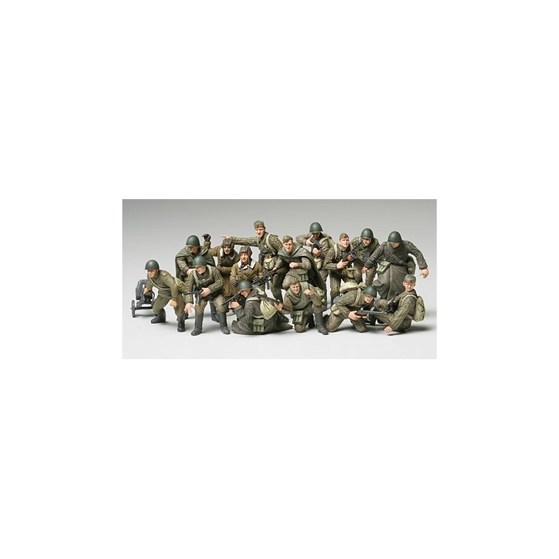 Russian infantry and tank crew.