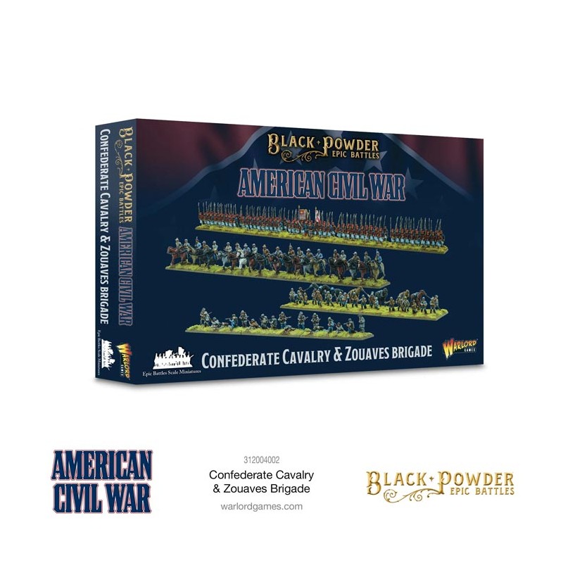 Epic Battles: American Civil War Confederate Cavalry and Zouaves Brigade.