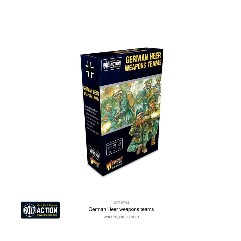 German Heer Weapons Teams.