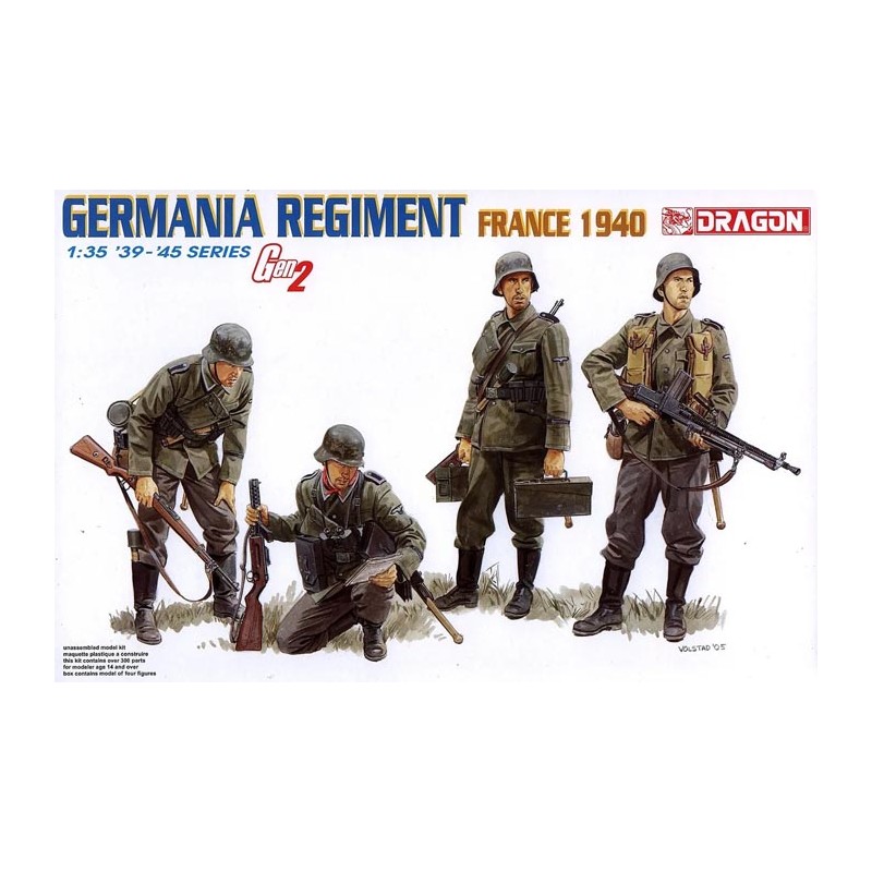 Regimiento Germania, Francia 1940.