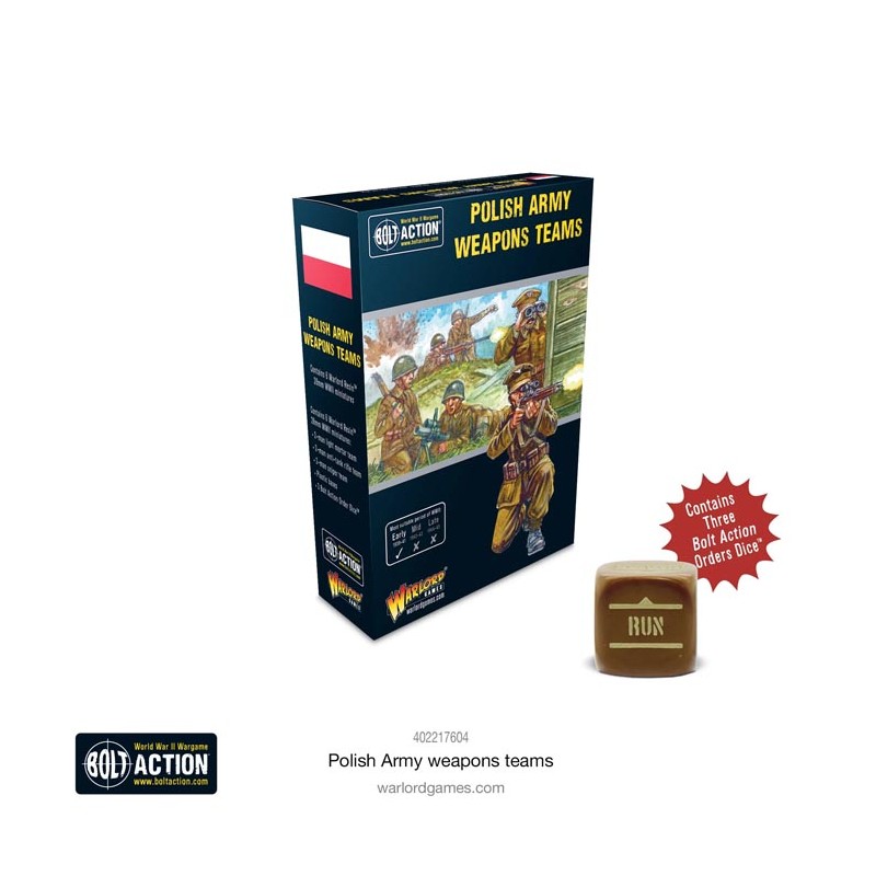 Equipes de armas do exército polonês.