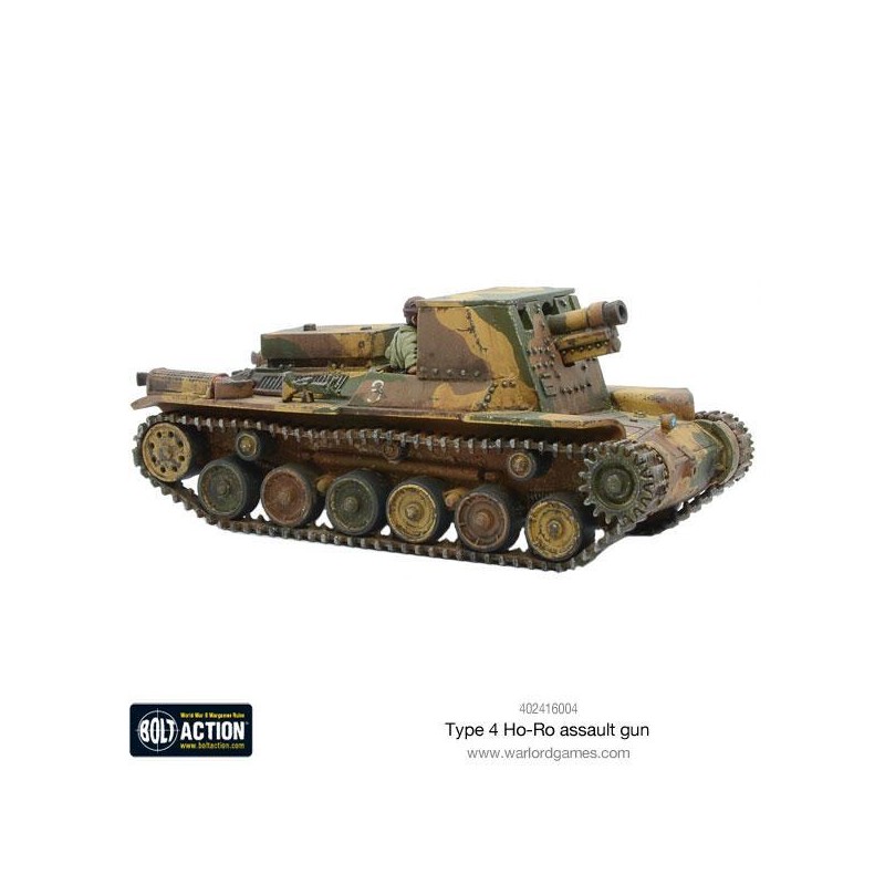 Autopropulsado japonés tipo 4 Ho-Ro. Bolt Action.